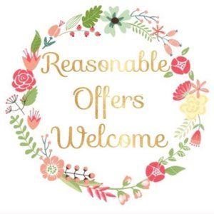 All reasonable offers accepted!